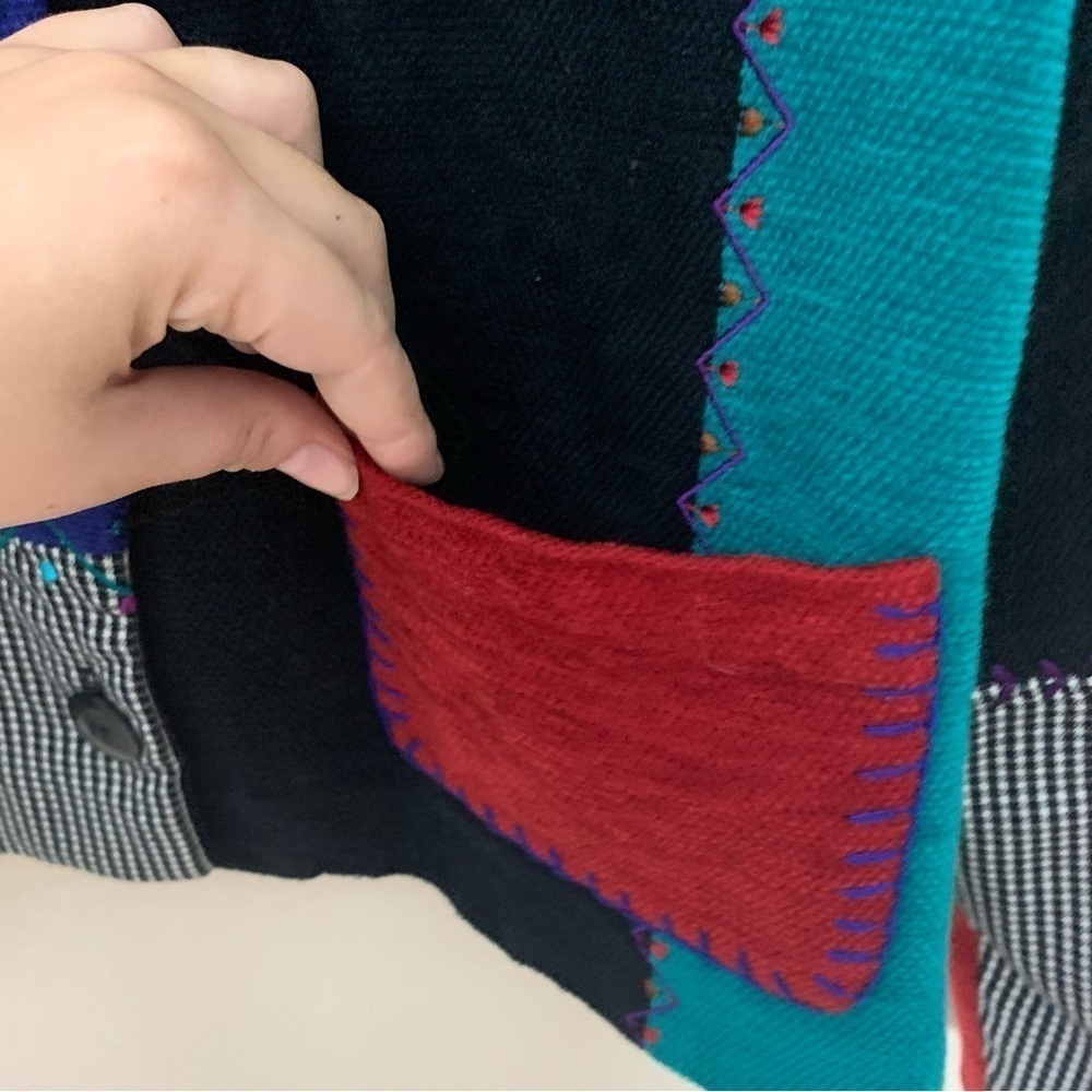 [Koret] Medium Mutli Color Print Patchwork Vintag… - image 5